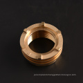 Yellow Copper Brass Hex Nut